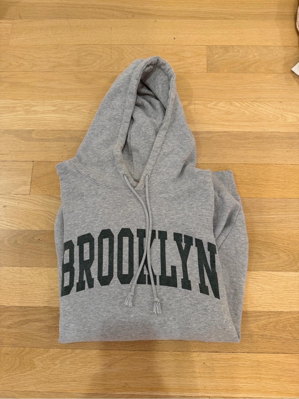Brandy Melville Brooklyn Grey Pullover Hoodie
